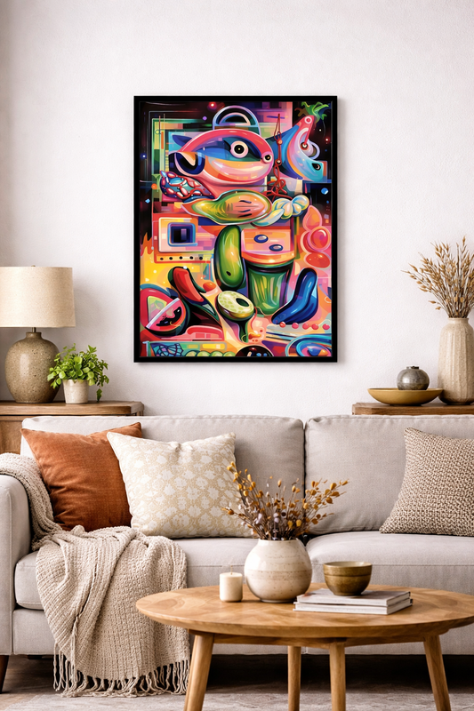 Neon Harvest - 70x50 cm