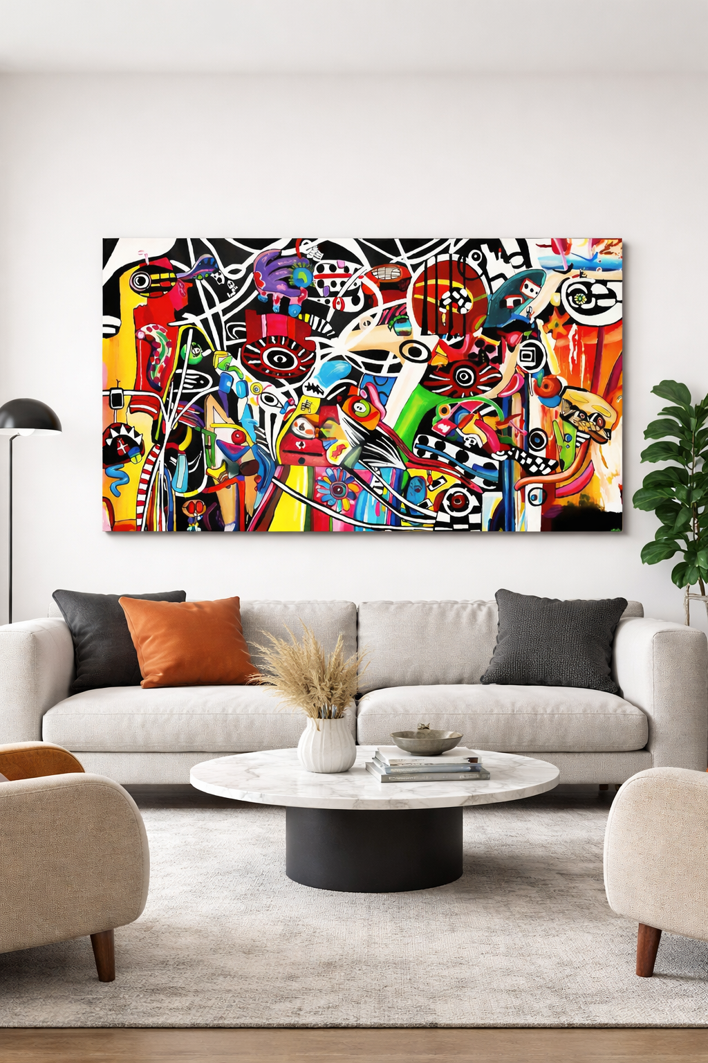Arquitectura de la atención. 200x100 cm.