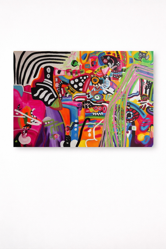 Caos Cromático - 116x89 cm