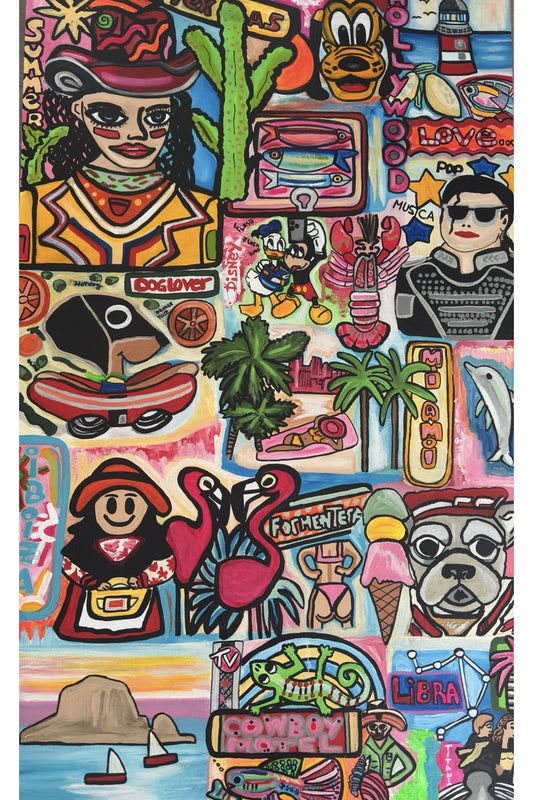 Retro Fantasy - 120x75 cm