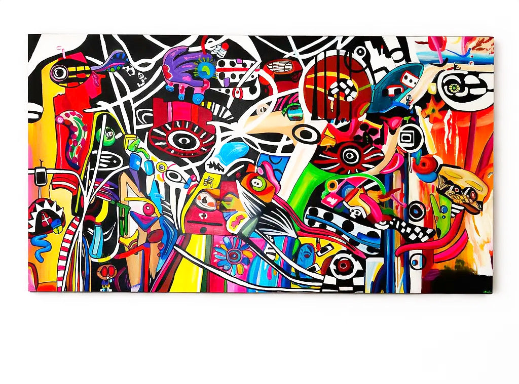 Arquitectura de la atención. 200x100 cm.
