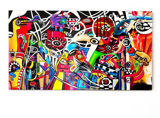 Arquitectura de la atención. 200x100 cm.